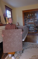 Tan Suvijjano finished several mats for the monastery