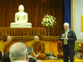 Eddie, the architect of the new bhikkhu vihara, speaks about the new building