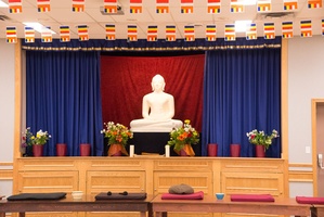 The Buddha on the stage