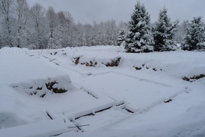 Another view of the site after a snow
