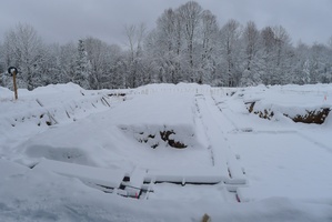 The site after a snow