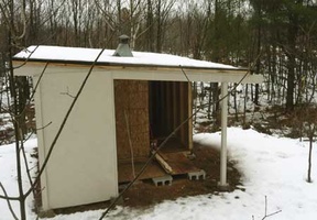 The temporary utility building, or TUB, for short is now in action