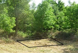 The proposed site of the new kuti