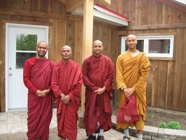 Another photo of the bhikkhus