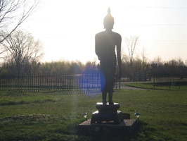 Another photo of the Budda in the morning sun
