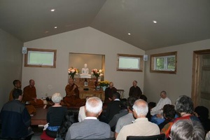 The Sangha assembled on Vesak, 2012
