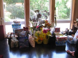 Donations for the monastery at the Pah Pah