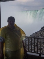 Jim in front of the falls