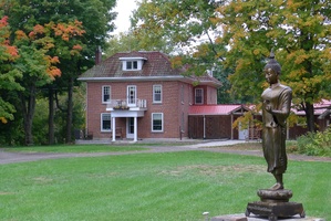 A view of the front of the house