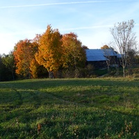 A view of the barn