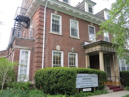 A view of Quaker House from the outside