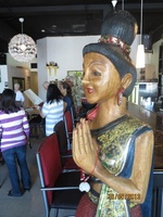 A carving at a Thai restaurant near Niagara Falls