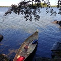 canoe on new property